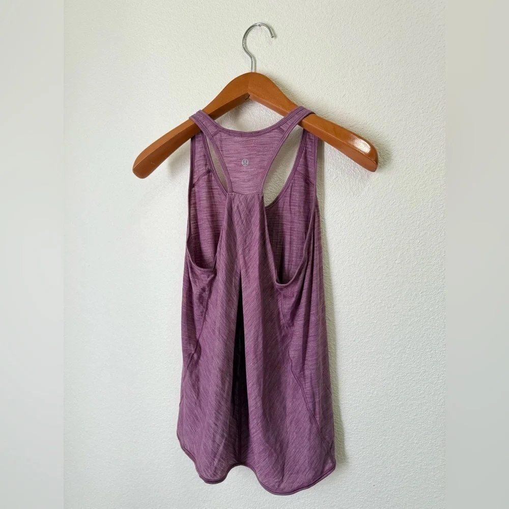Lululemon Purple Essential Sport Workout Athletic Tank Top Women’s Size 8